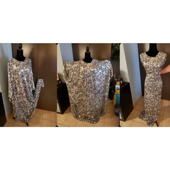 Kaftan Maxi Dress Mumu OR Use the Material to Make Your Own Dress! - Picture 1 of 9